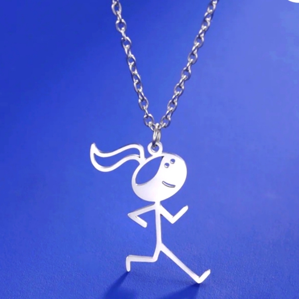 Running Girl Necklace